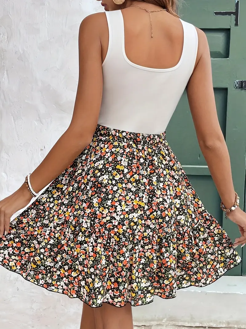 Romilda – Stilvolles Kleid mit eckigem Ausschnitt und Blumenmuster - Image 15
