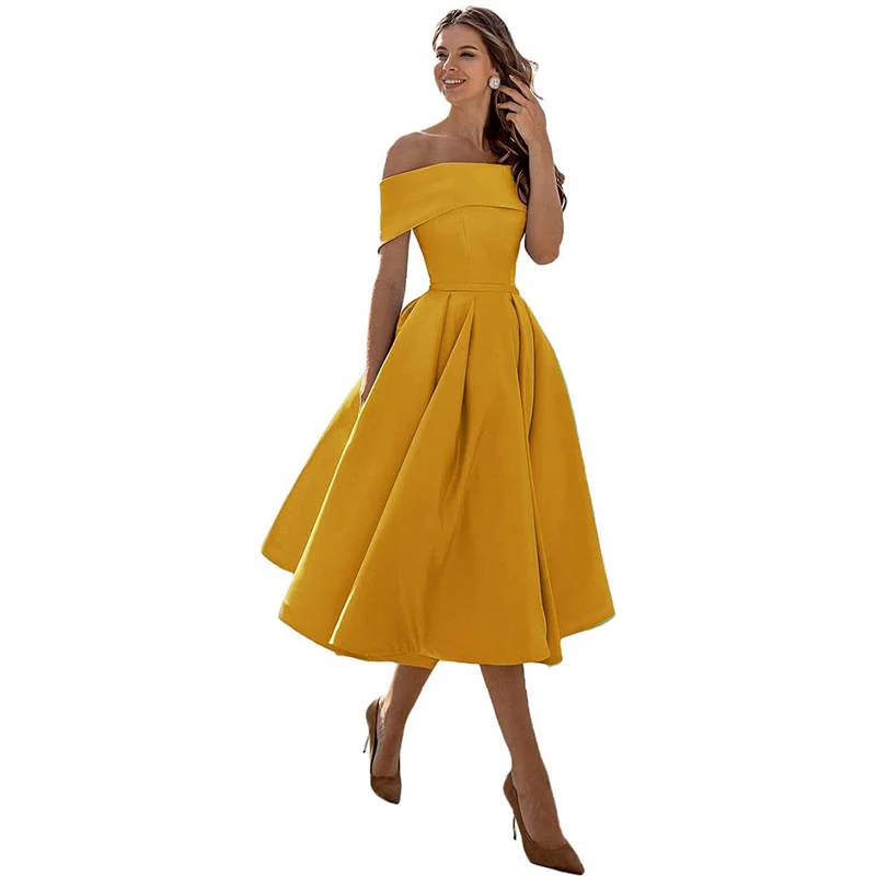 Romy - Elegantes Off-the-Shoulder Maxikleid mit Drapierung - Image 2