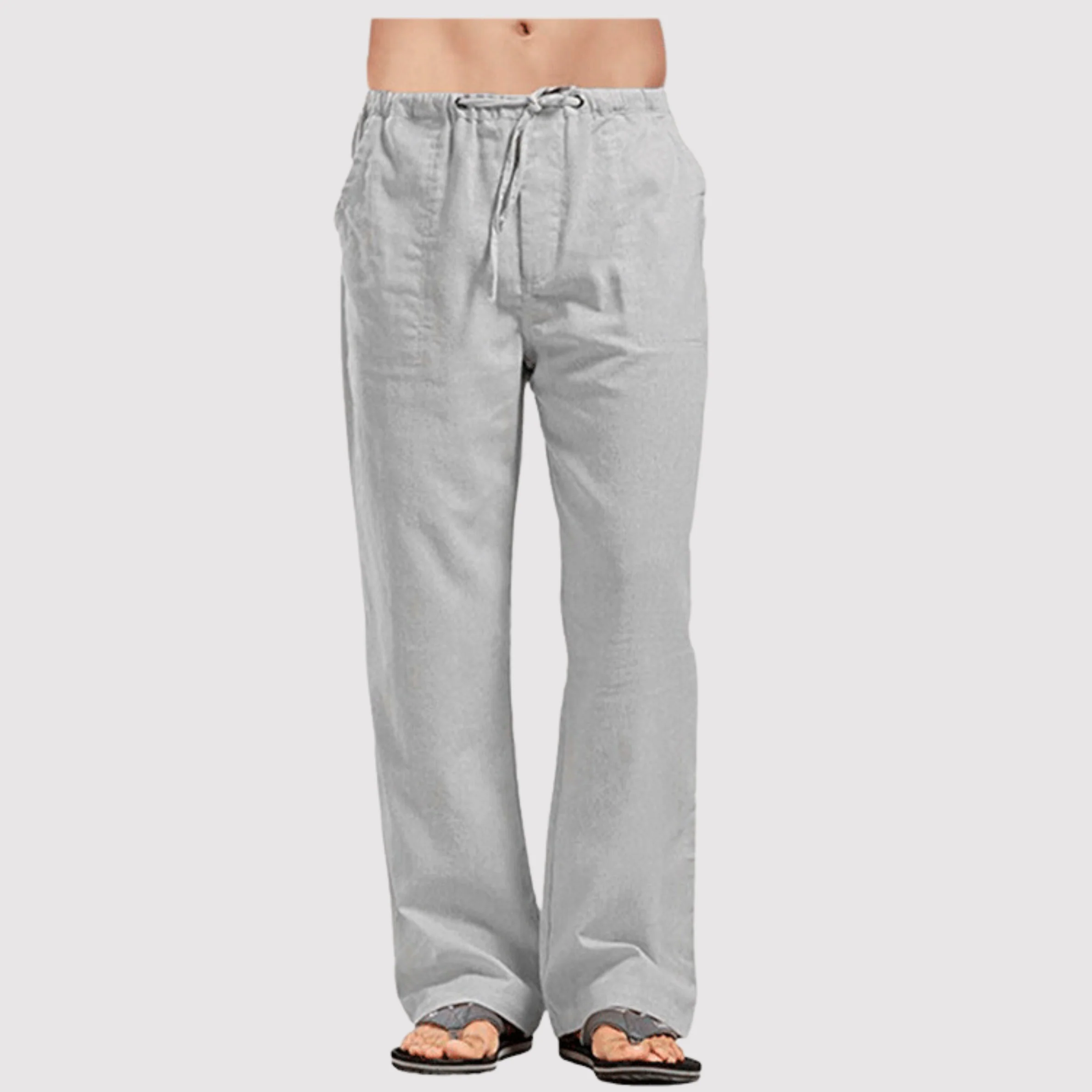 Ronan- Herren Baumwoll Leinen Hose - Image 3