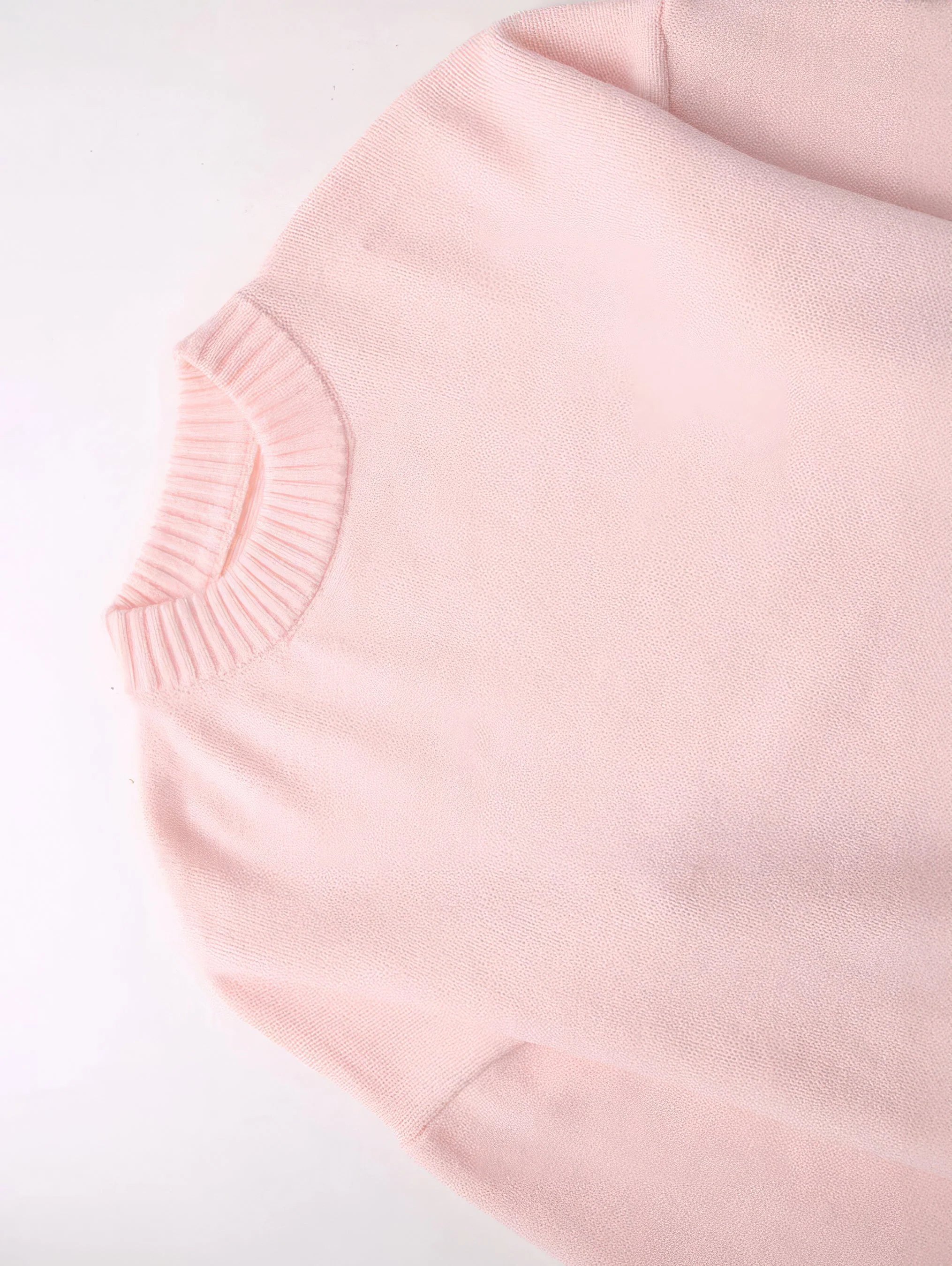 Rosa Pullover mit Rundhalsausschnitt für Damen - Image 2