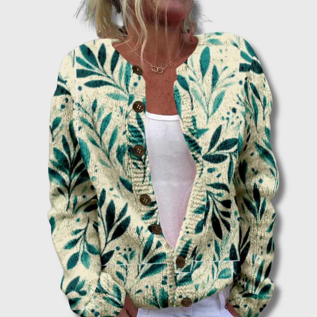 Rosalie – Cardigan mit Rosendruck - Image 5