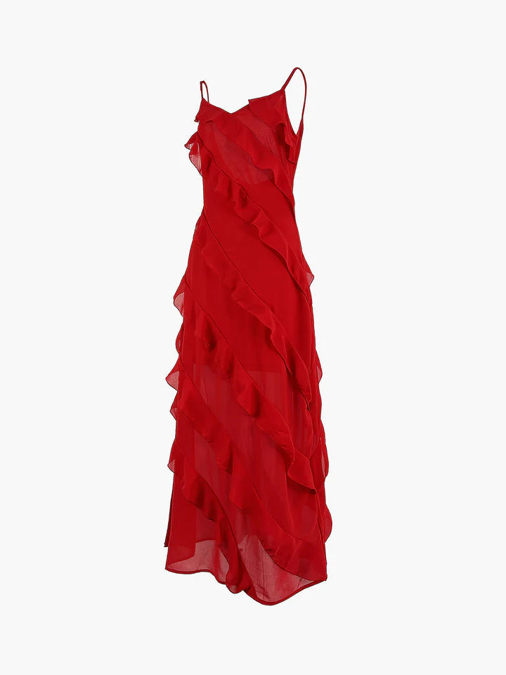 Rosaria | Elegantes Kleid Mit Rüschen - Image 3