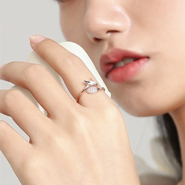 Rose Silber Fuchs Ring - Image 3