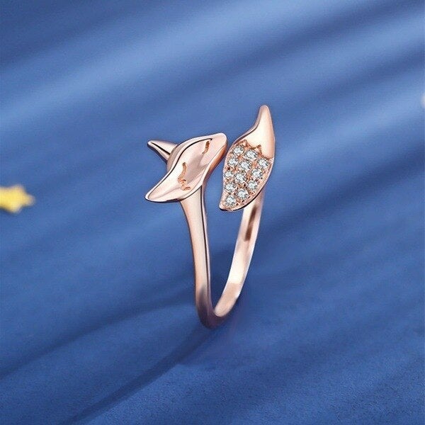 Rose Silber Fuchs Ring - Image 4