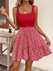 Rosie | Ärmelloses Sommerkleid mit Blumenmuster für Frauen - Image 5