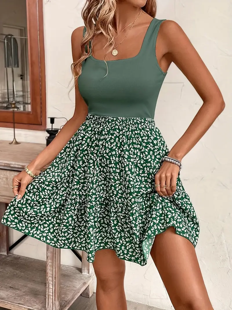 Rosie | Ärmelloses Sommerkleid mit Blumenmuster für Frauen - Image 6