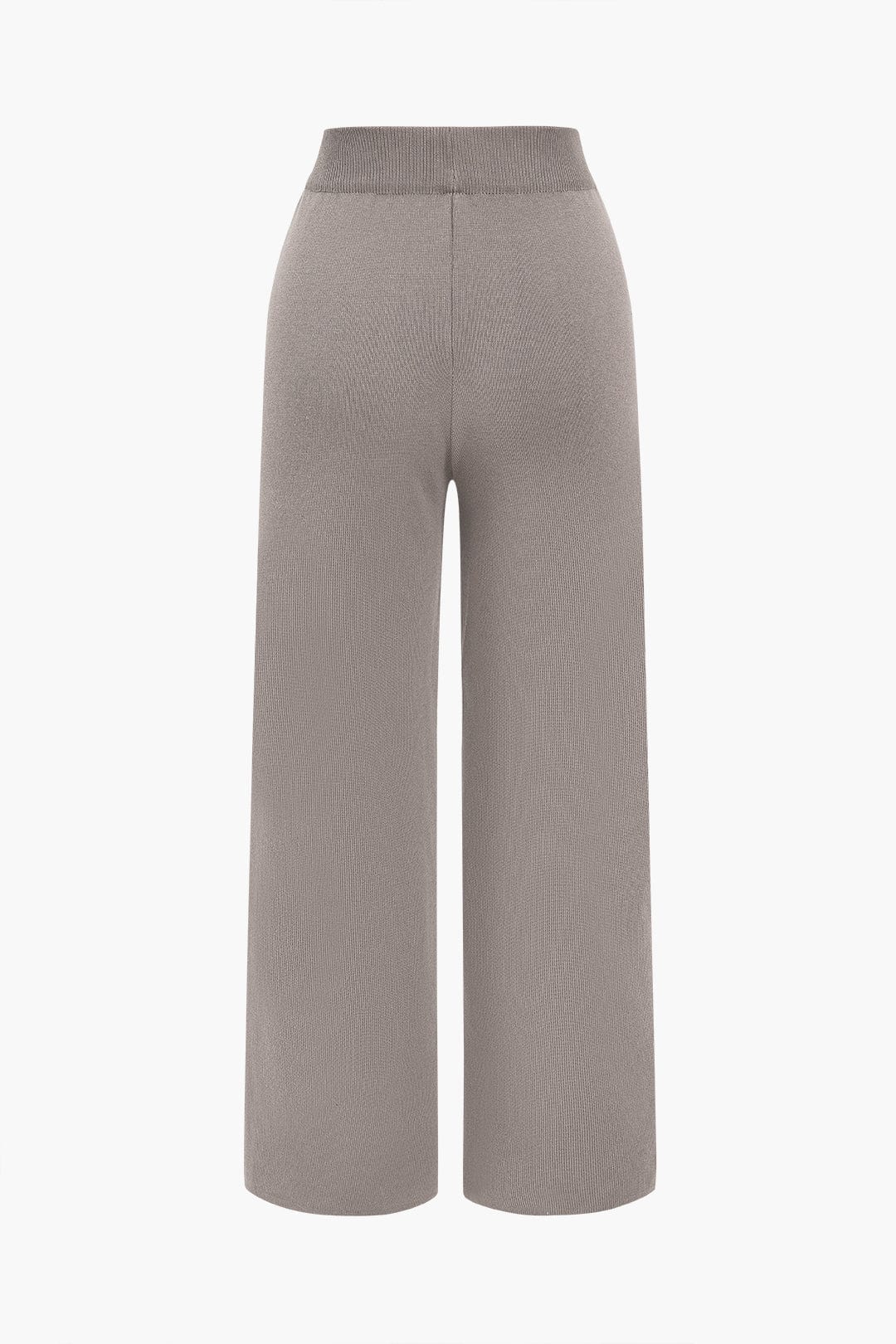 Rosina | Klassisches Strick-Zweiteiler-Set mit Cardigan & Wide-Leg-Hose - Image 4