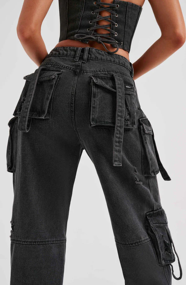 Roxana | Denim Set Cargo & Top - Image 8
