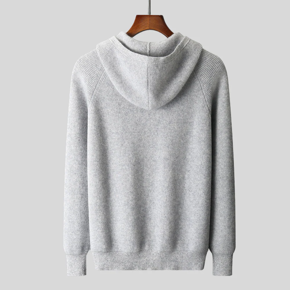 ROYAL CASHMERE MERINO WOOL ZIP UP - Image 2