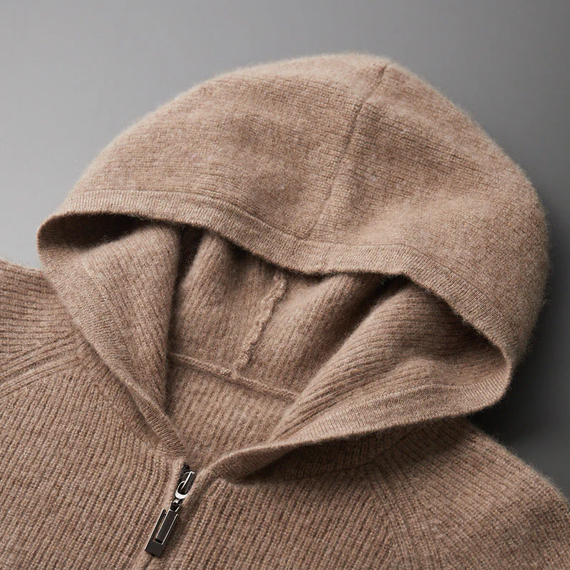 ROYAL CASHMERE MERINO WOOL ZIP UP - Image 4