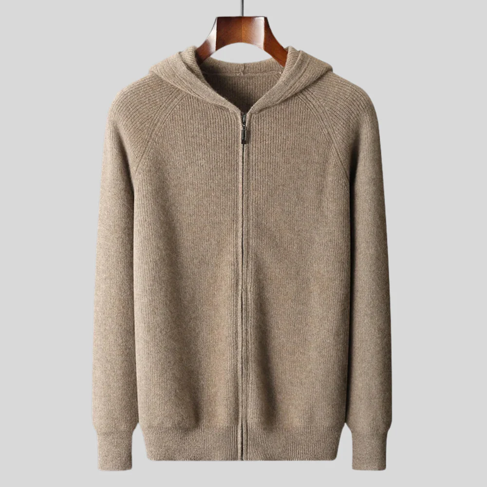 ROYAL CASHMERE MERINO WOOL ZIP UP - Image 8