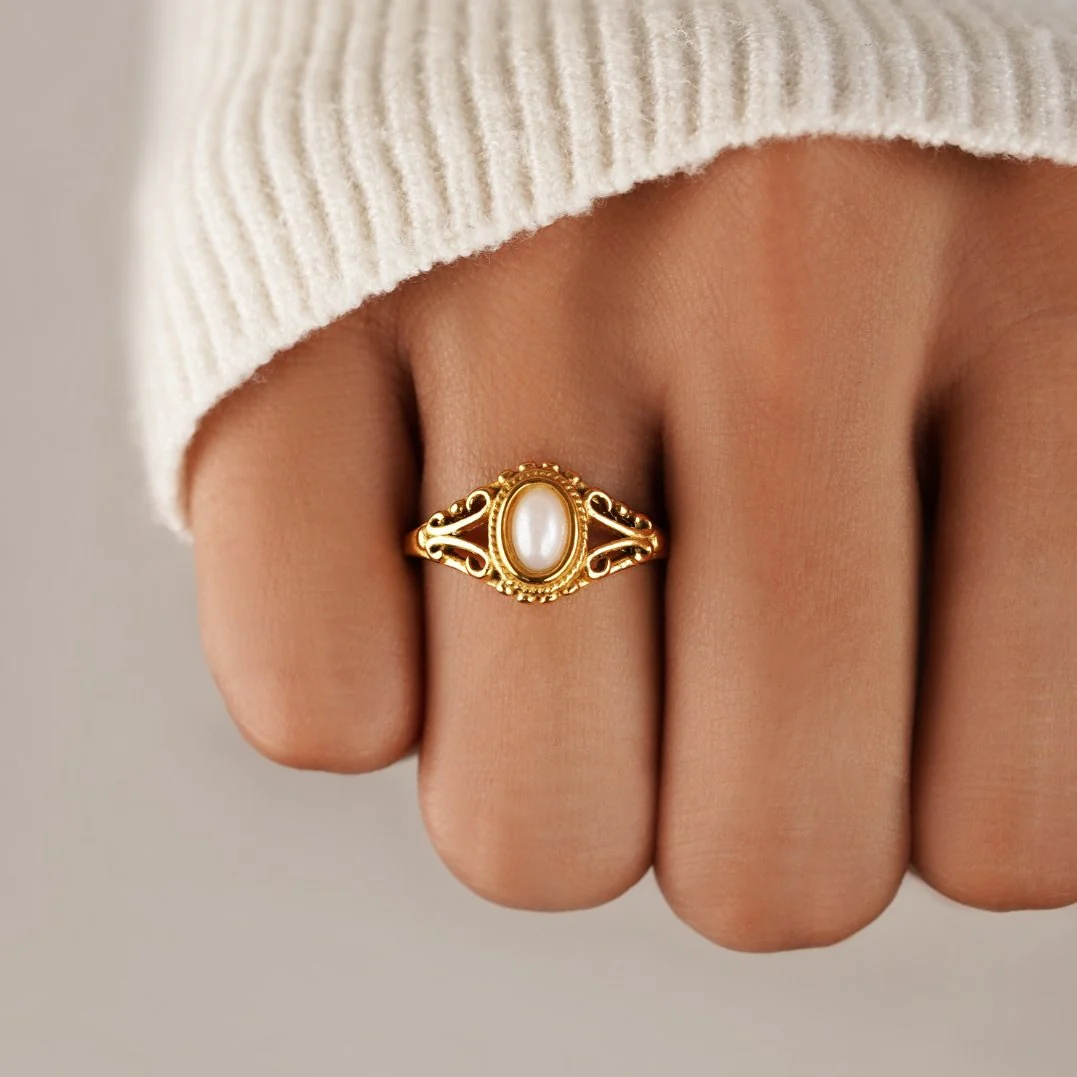 Royal - Vintage Perlenring - Image 2