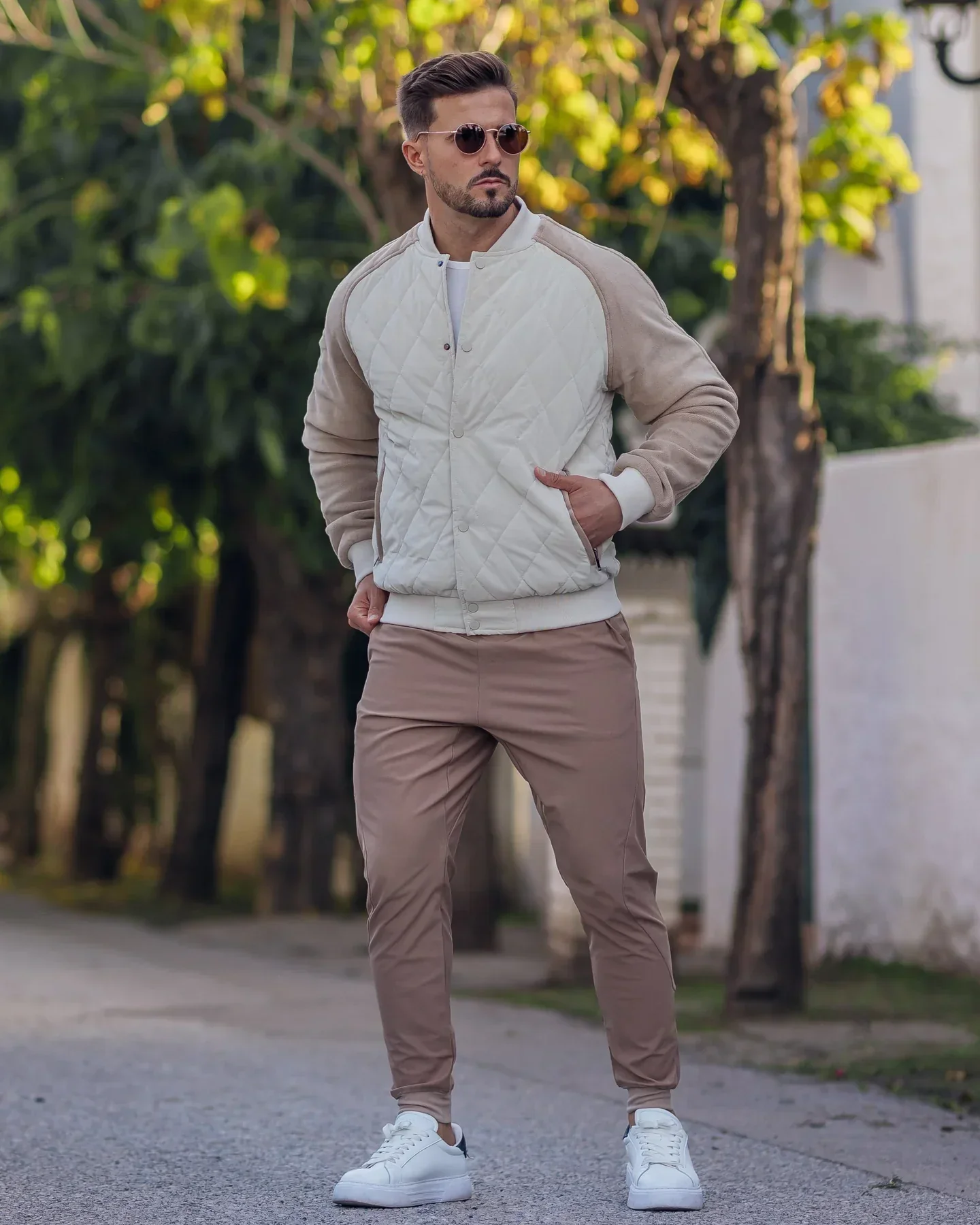 Ruben | Panelled Hybrid Bomberjacke - Image 2