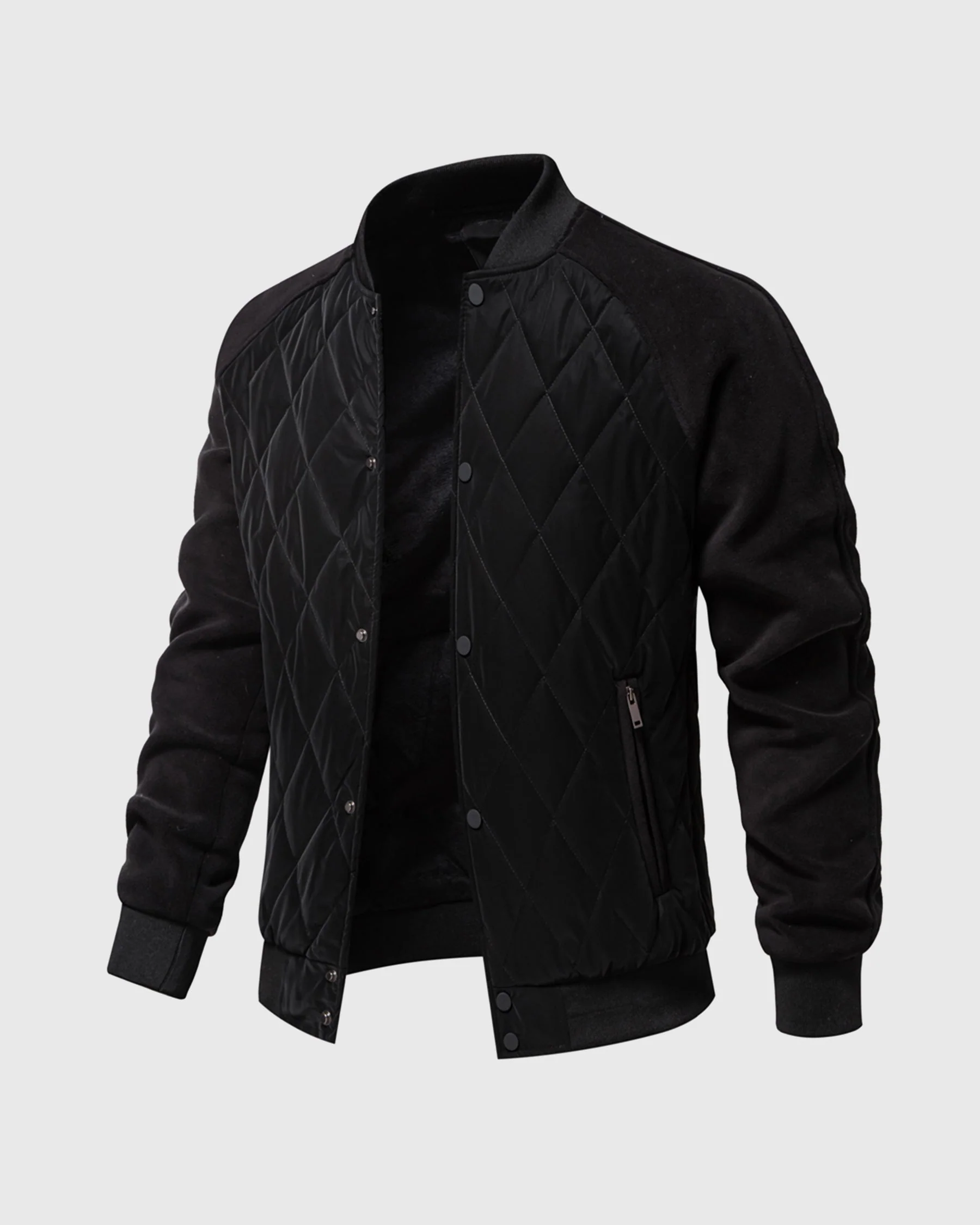 Ruben | Panelled Hybrid Bomberjacke - Image 35