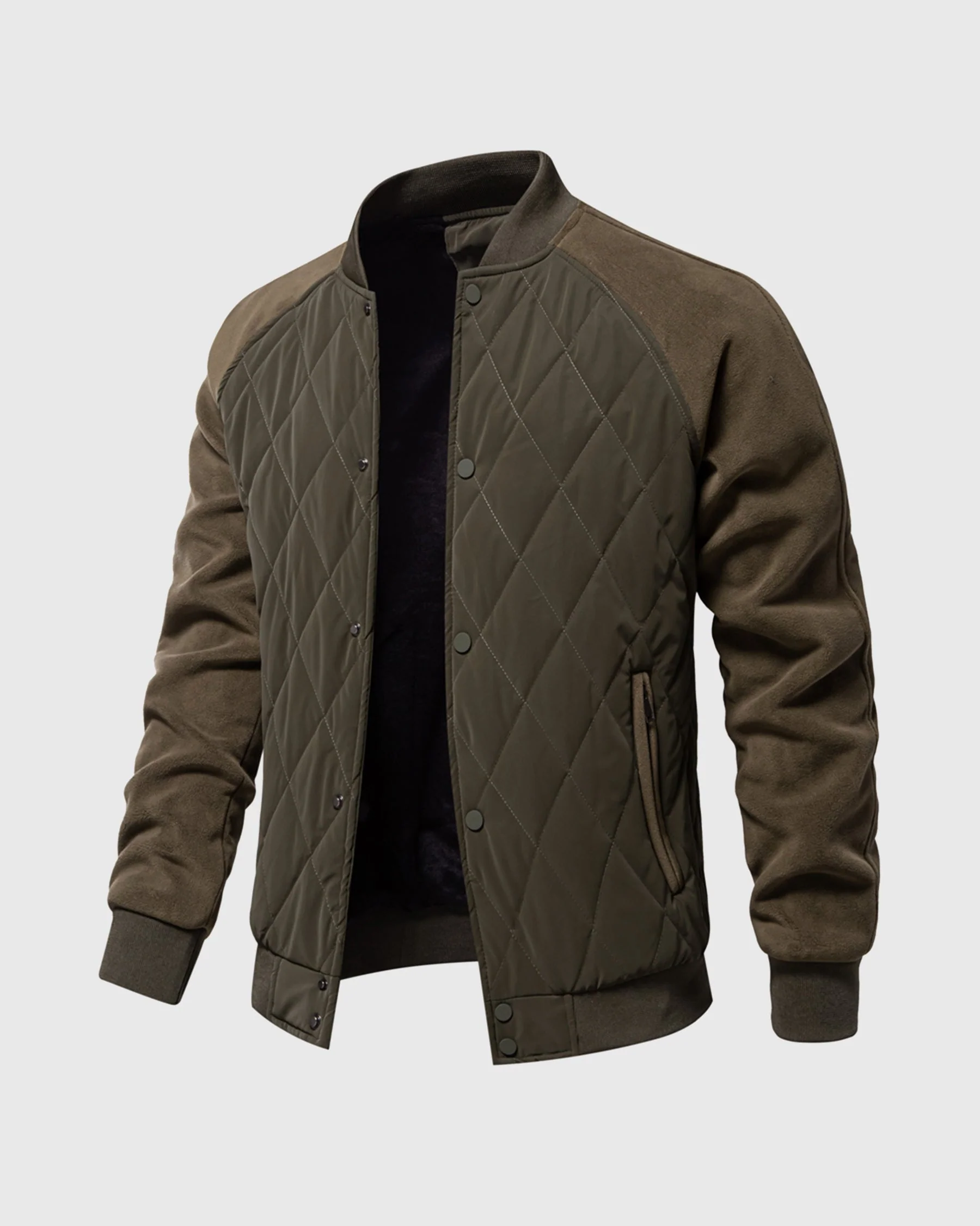 Ruben | Panelled Hybrid Bomberjacke - Image 9