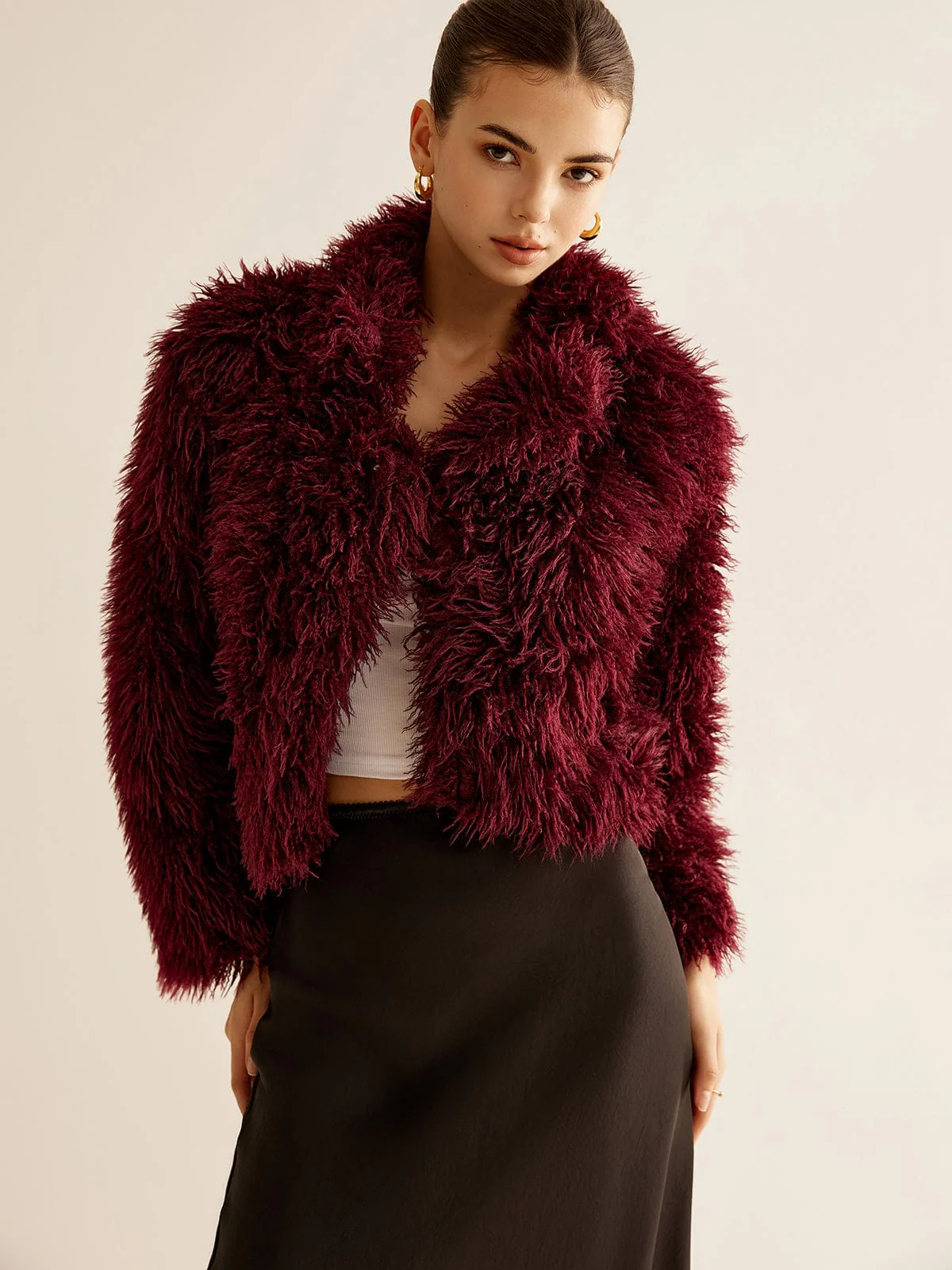 Ruby | Eleganter Kunstpelzmantel für Damen Winter - Image 3