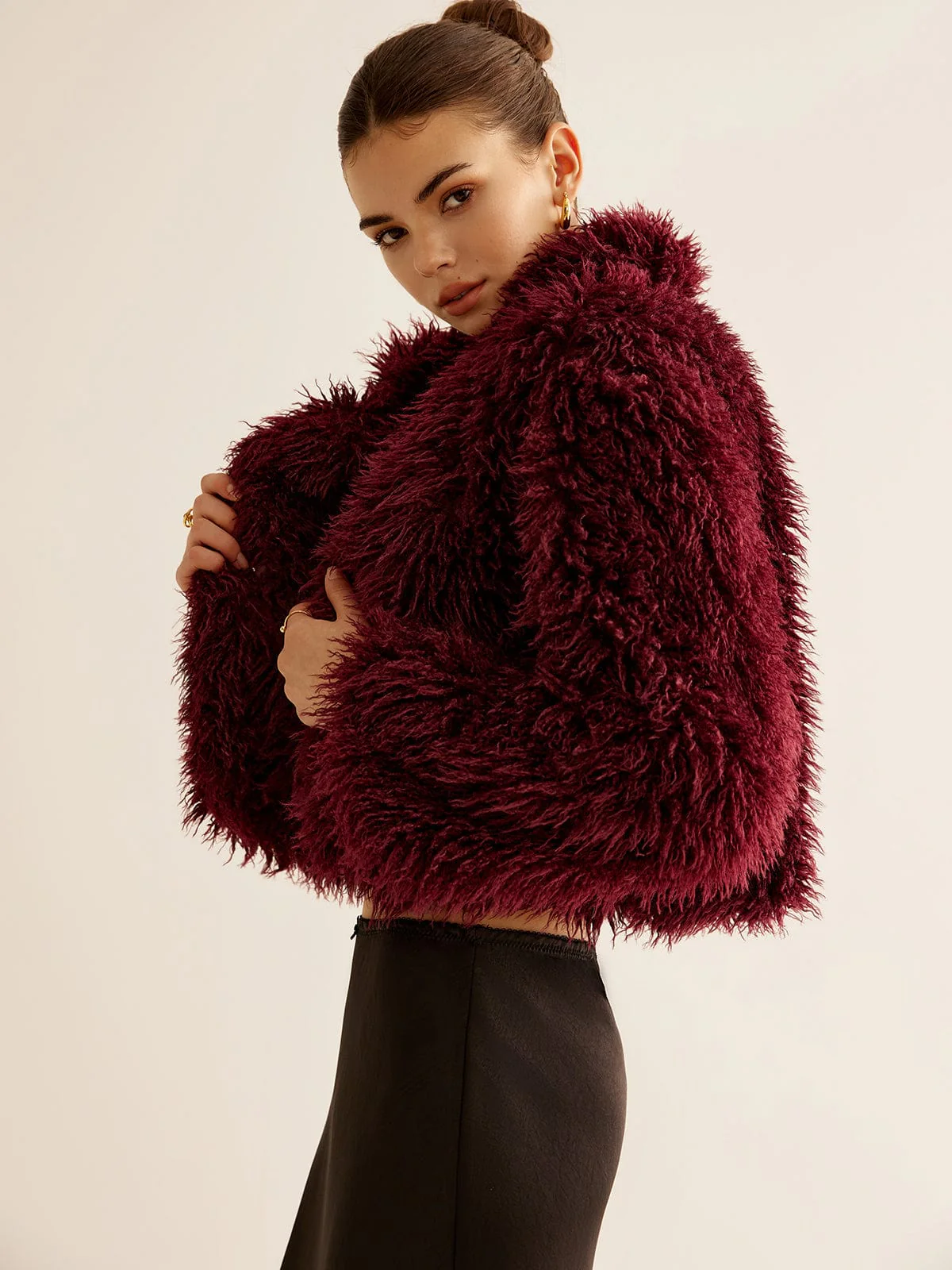 Ruby | Eleganter Kunstpelzmantel für Damen Winter - Image 6
