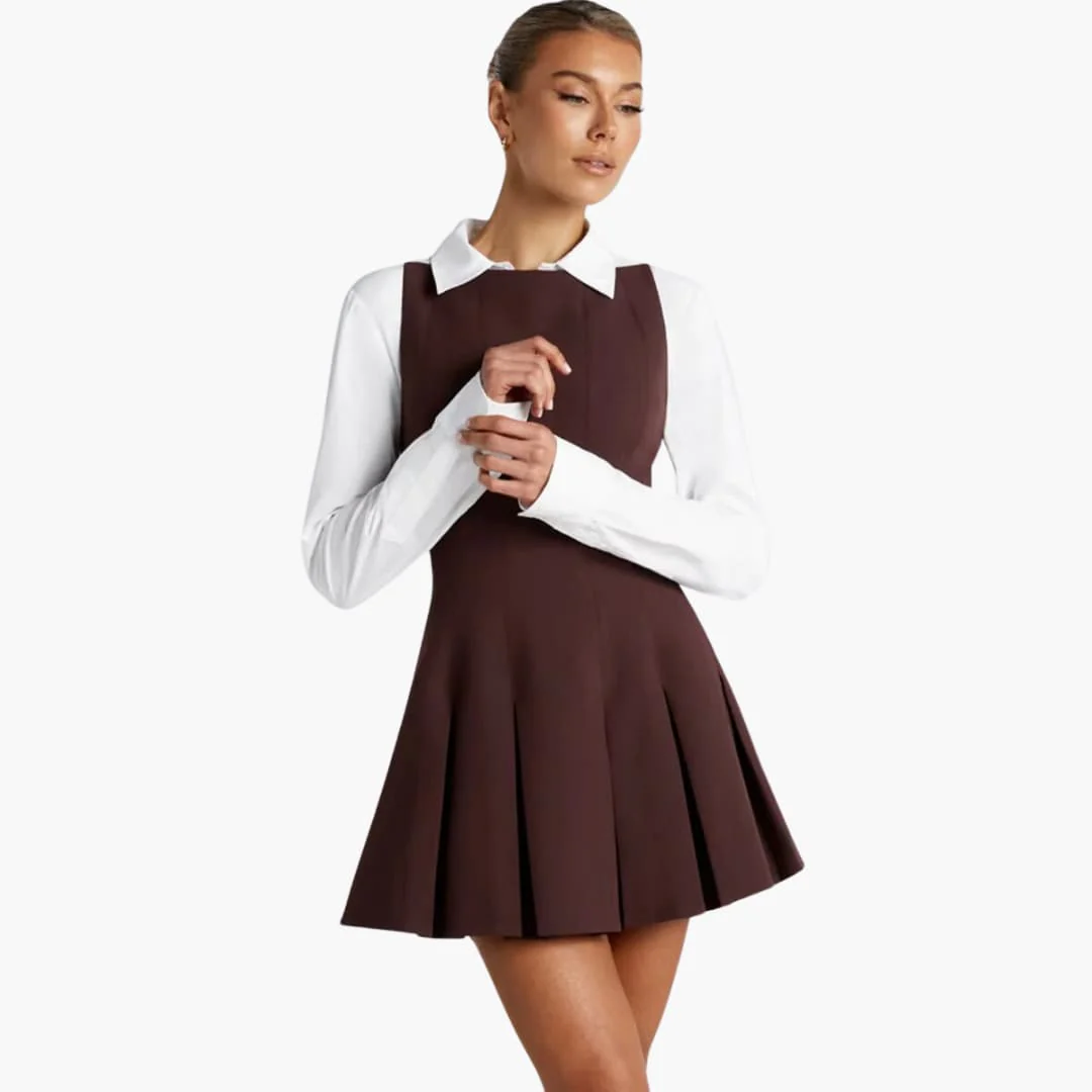 Rückenfreies Mini Faltenkleid - Für Damen mit Eleganzfaktor - Image 7