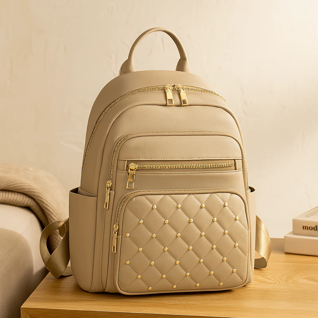 Rucksack im lässigen Stil mit großem Fassungsvermögen – leicht und robust mit verstellbarem Riemen und mehreren Taschen - Image 3