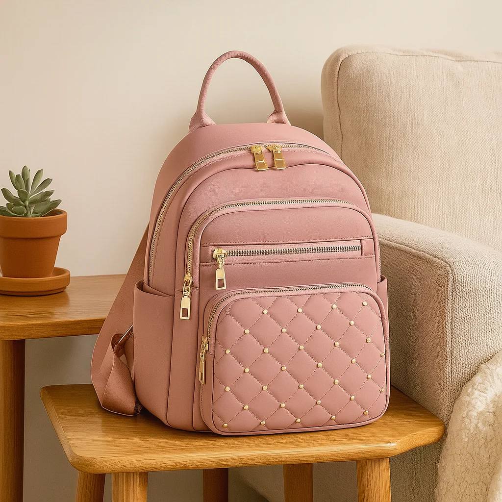 Rucksack im lässigen Stil mit großem Fassungsvermögen – leicht und robust mit verstellbarem Riemen und mehreren Taschen - Image 4