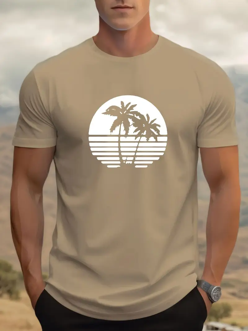 Rui- Herren Casual Rundhals Shirt - Image 3