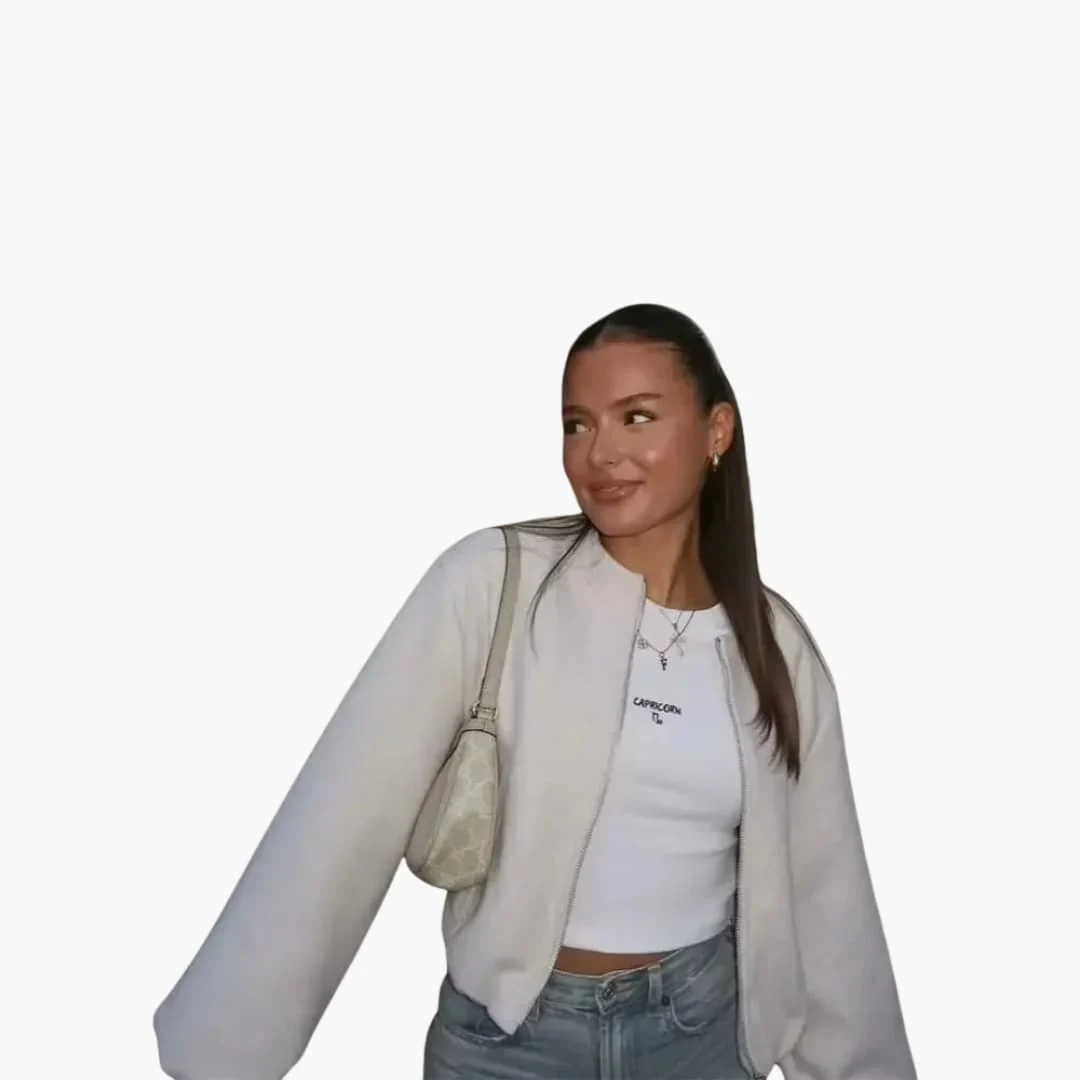 Rundhals Übergangsjacke für Damen - Image 2