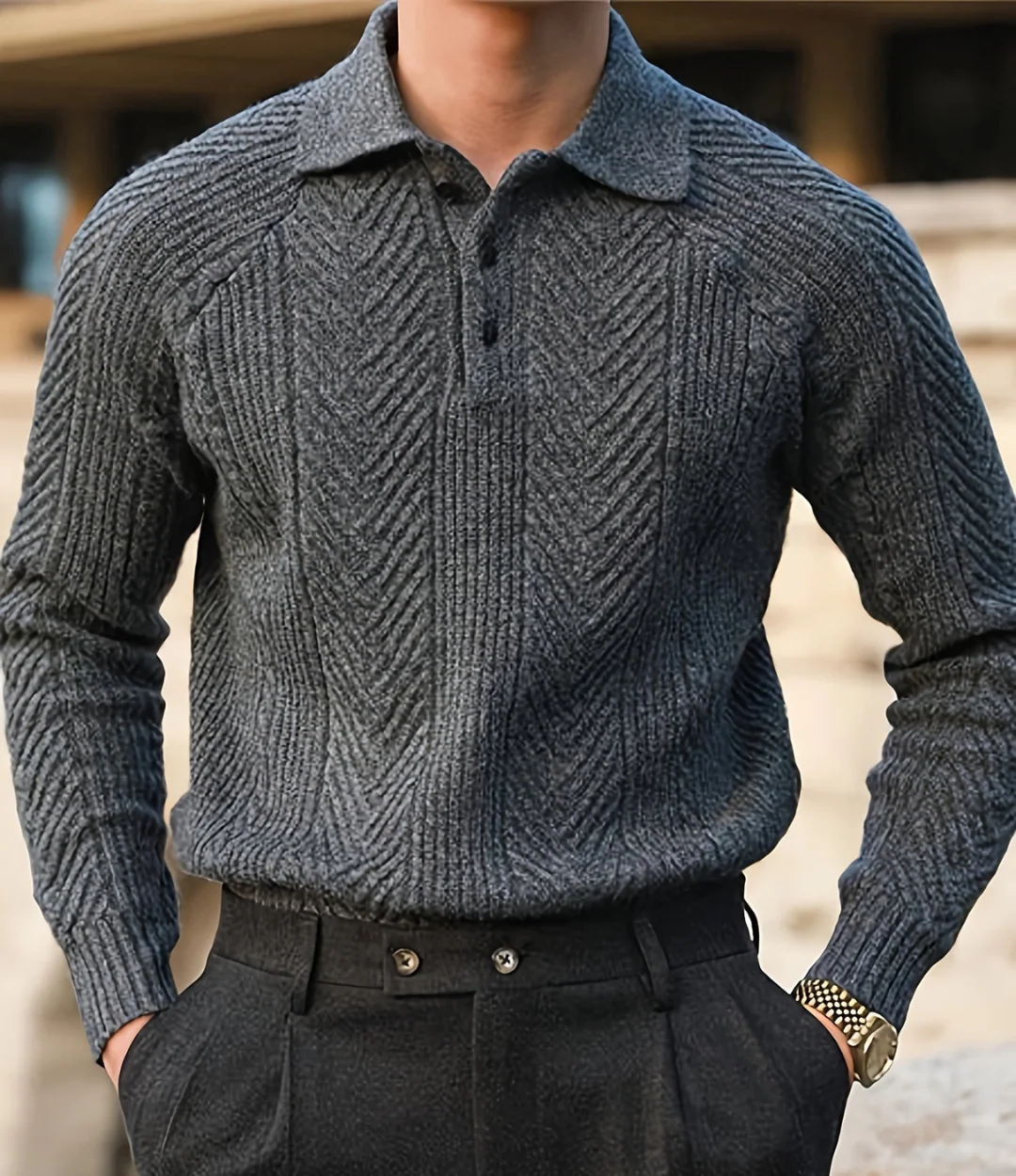 RYAN | KNITTED POLO - Image 4