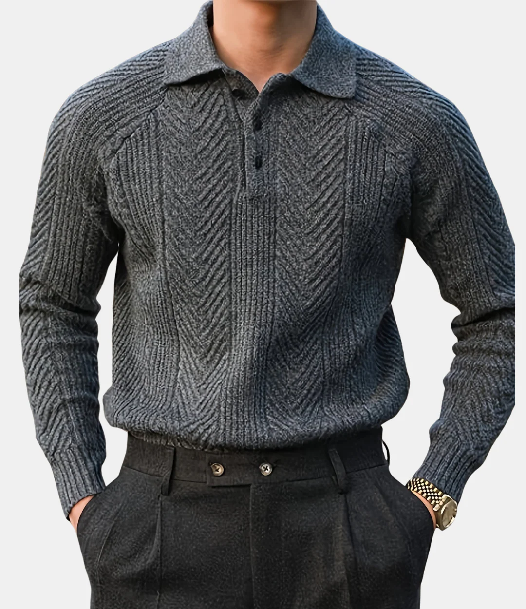 RYAN | KNITTED POLO - Image 8