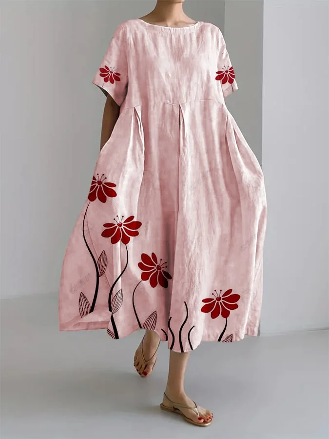SABRINA | Langes Blumenock mit natürlicher Eleganz und maximalem Komfort für jeden informellen Moment - Image 2