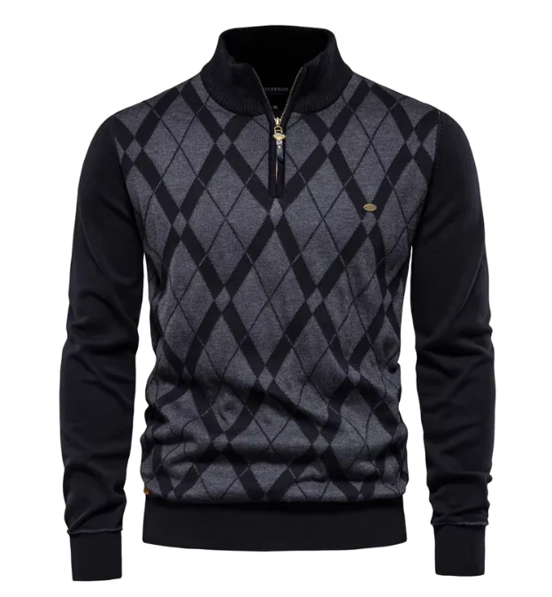 Sakowicz - Pullover Mit Halbem Reißverschluss - Image 3
