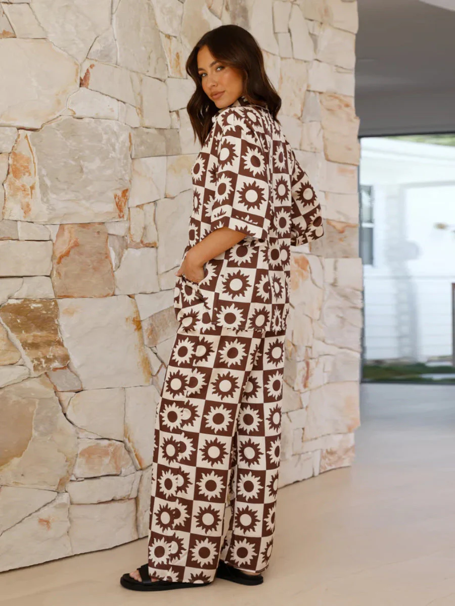 Salome | Schickes zweiteiliges bedrucktes Co-Ord Set - Image 3