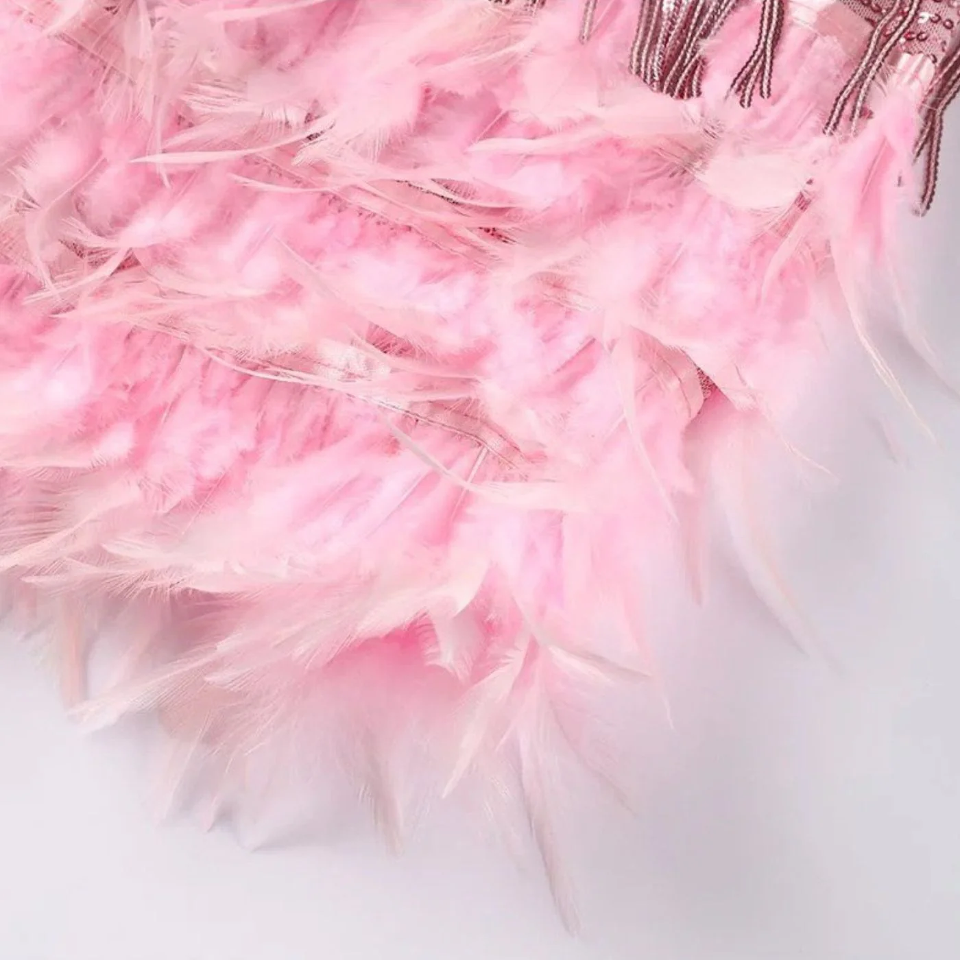 Samba – Luxuriöses Mini-Kleid mit Federn - Image 2