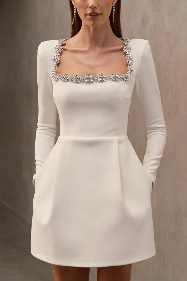 SAMT MIDI KLEID - Image 2