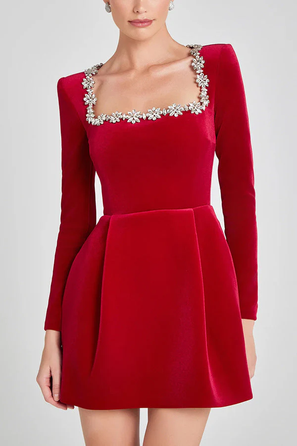 SAMT MIDI KLEID - Image 3