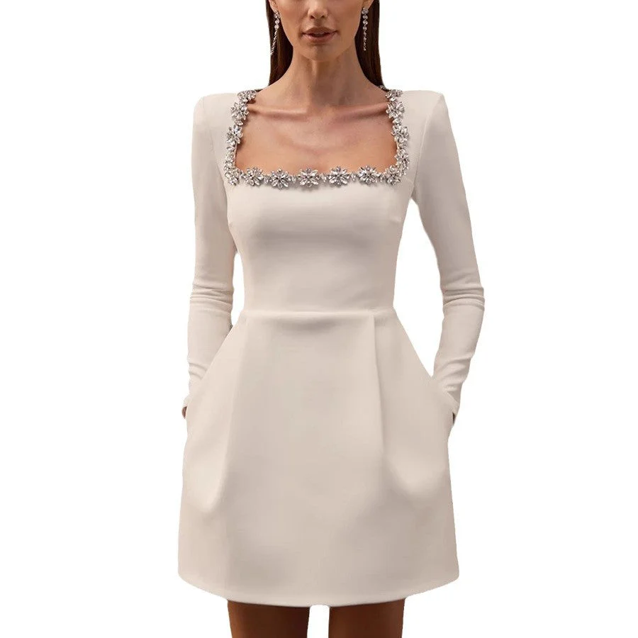 SAMT MIDI KLEID - Image 6