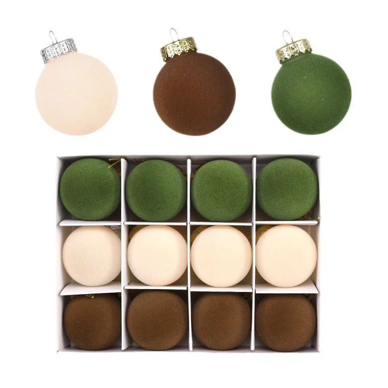 Samtanhänger | Elegante Baumdekoration für die Neujahrsfeier - Image 2