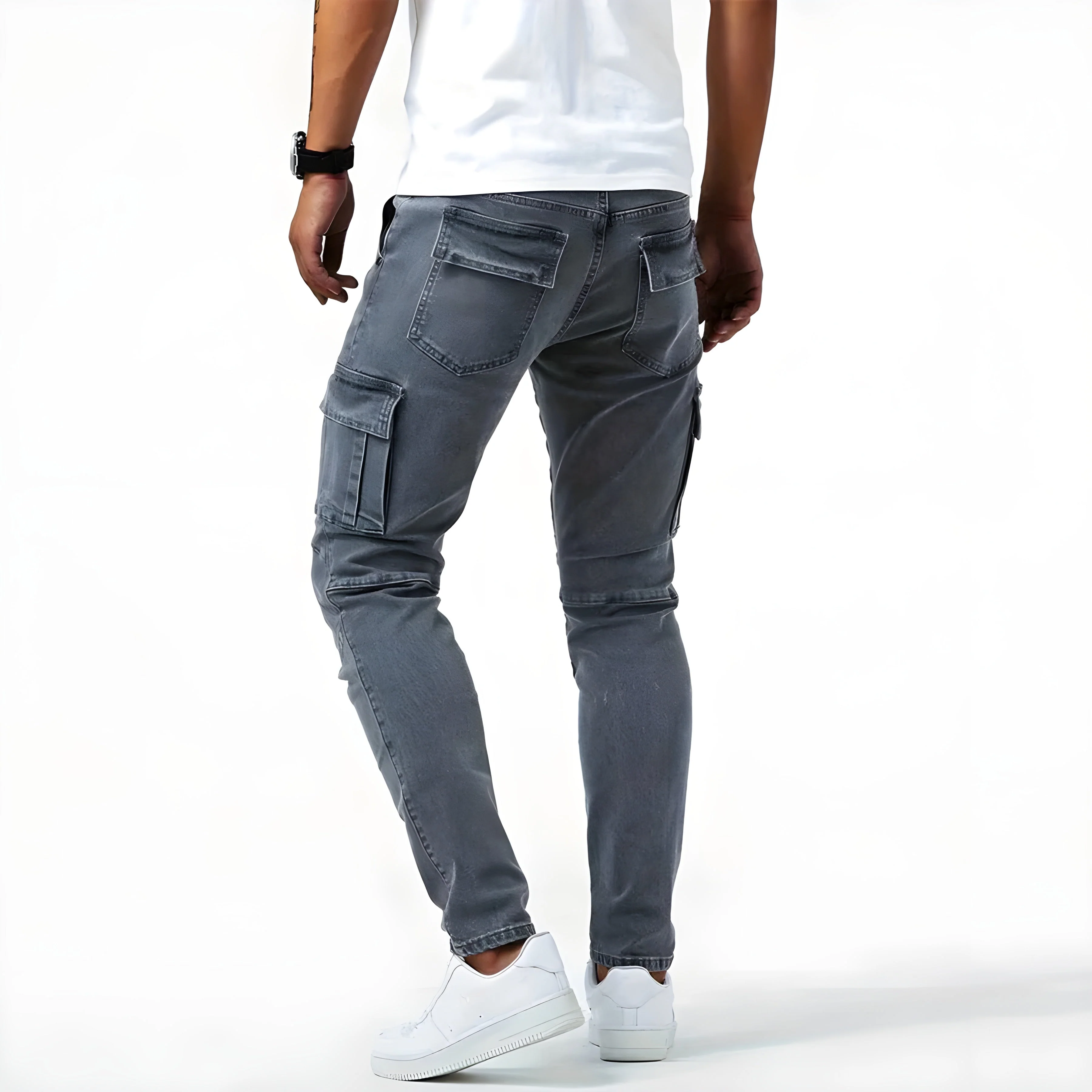 Samuel™ | Stretch Denim Cargo-Hose - Image 4