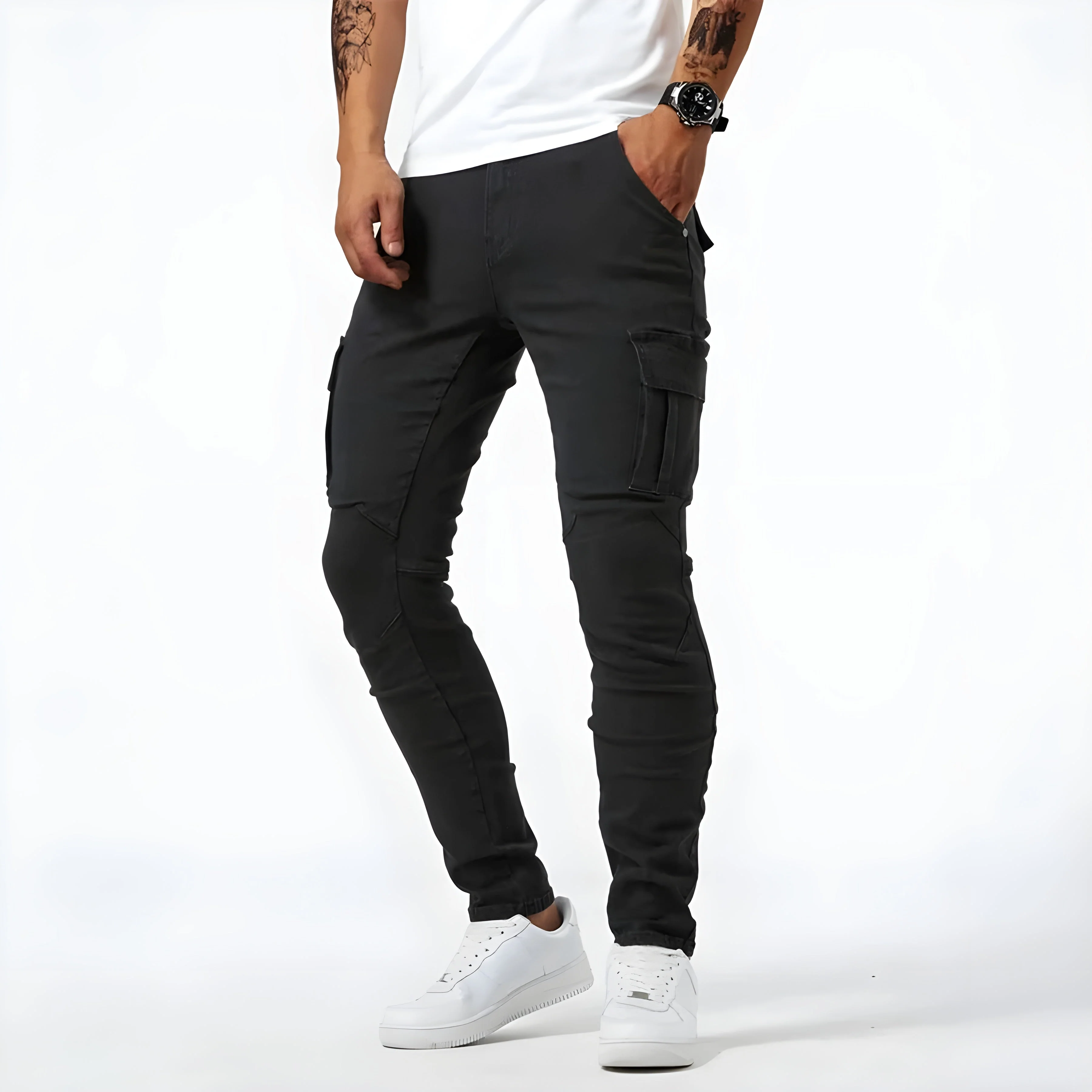 Samuel™ | Stretch Denim Cargo-Hose - Image 8