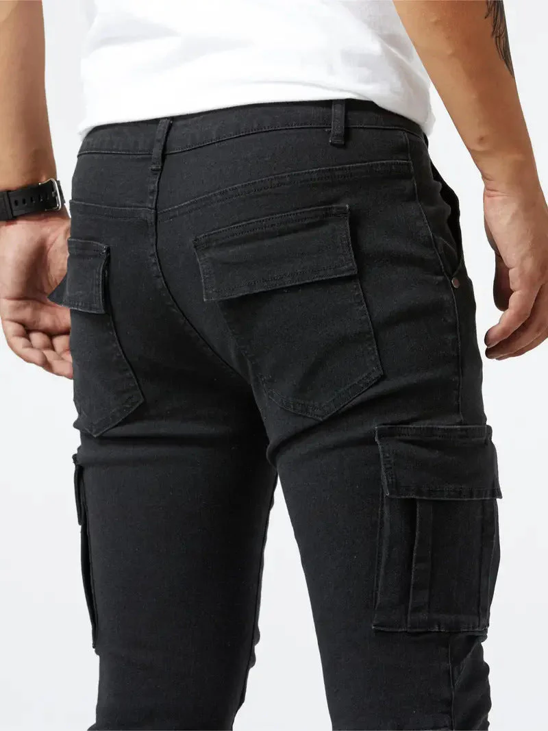 Samuel | Stretch-Denim Cargohose - Image 11