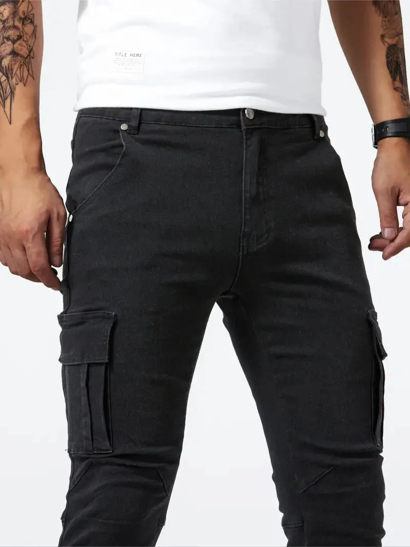 Samuel | Stretch-Denim Cargohose - Image 12