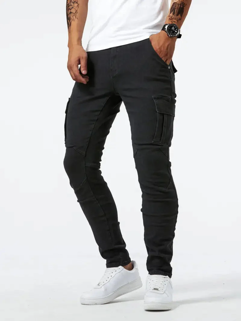 Samuel | Stretch-Denim Cargohose - Image 13