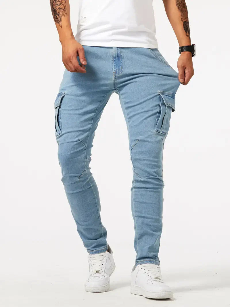 Samuel | Stretch-Denim Cargohose - Image 14