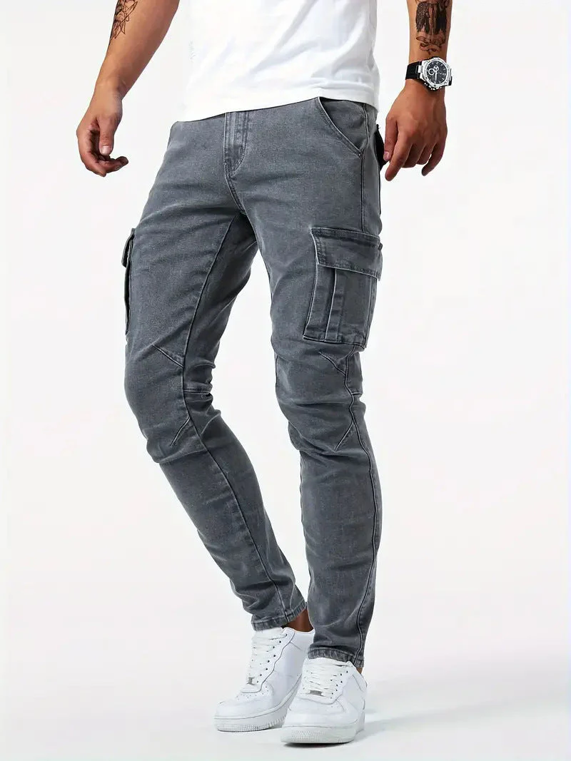 Samuel | Stretch-Denim Cargohose - Image 15