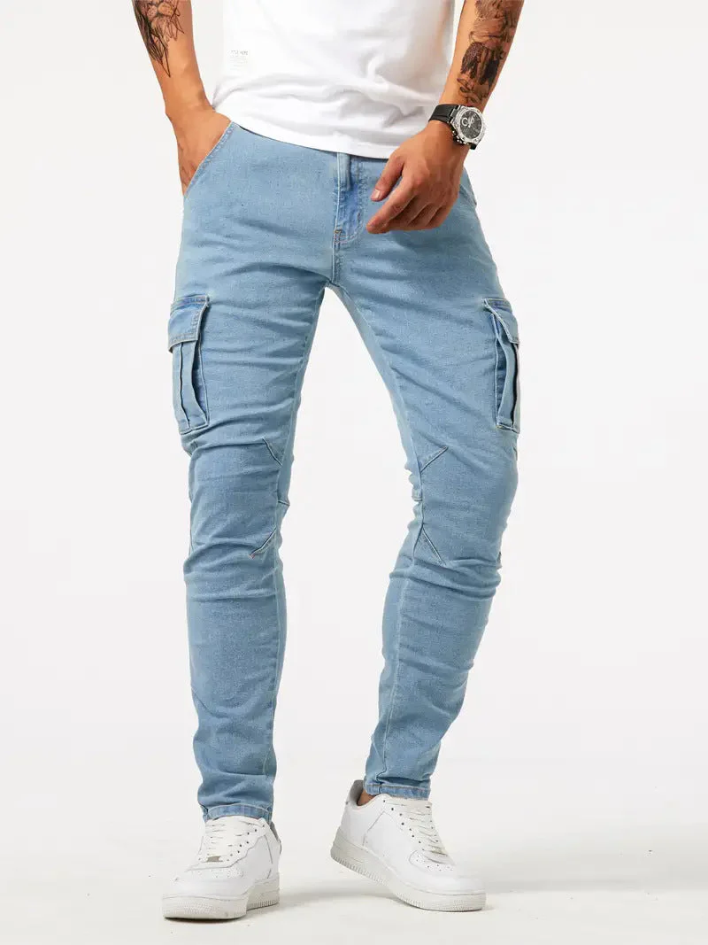 Samuel | Stretch-Denim Cargohose - Image 3