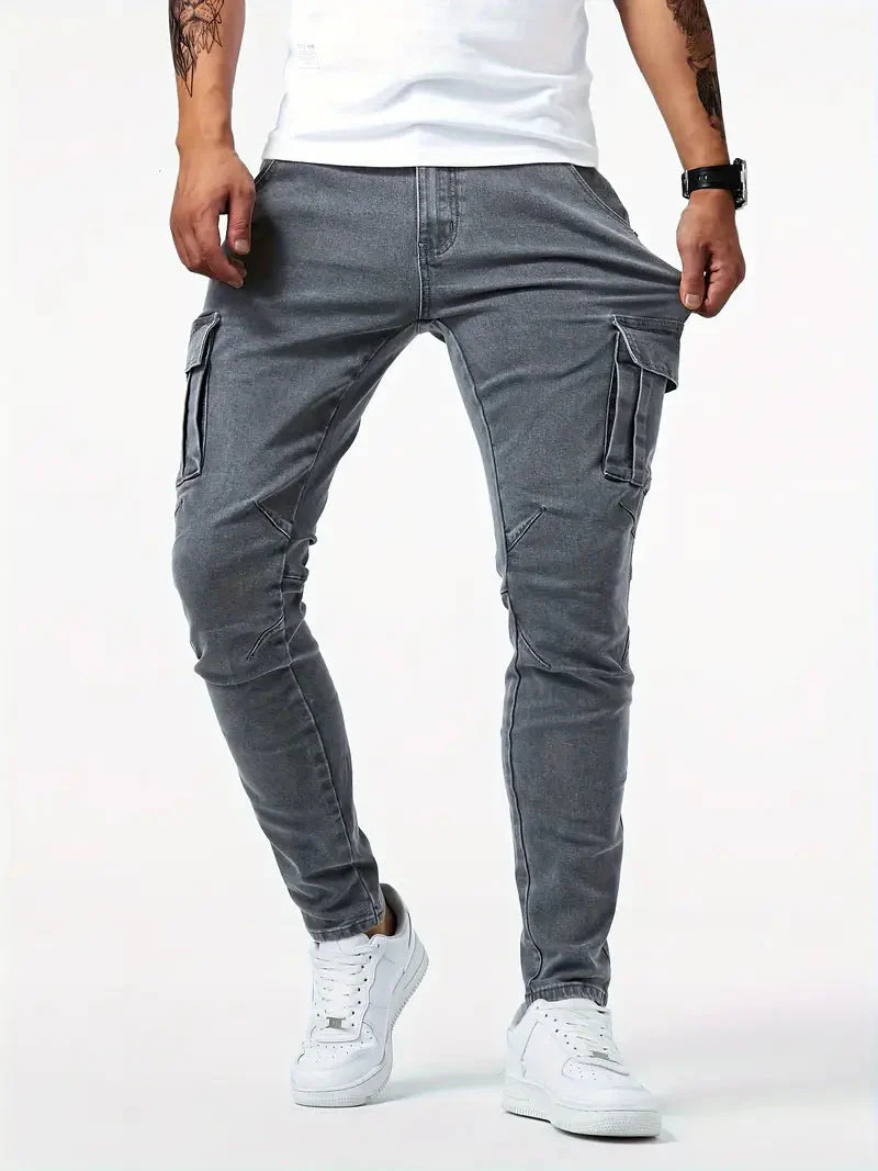 Samuel | Stretch-Denim Cargohose - Image 6