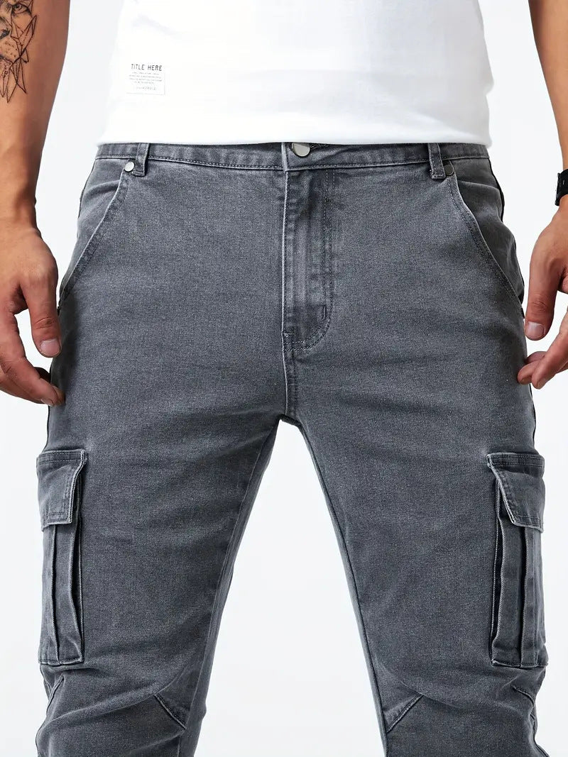 Samuel | Stretch-Denim Cargohose - Image 8