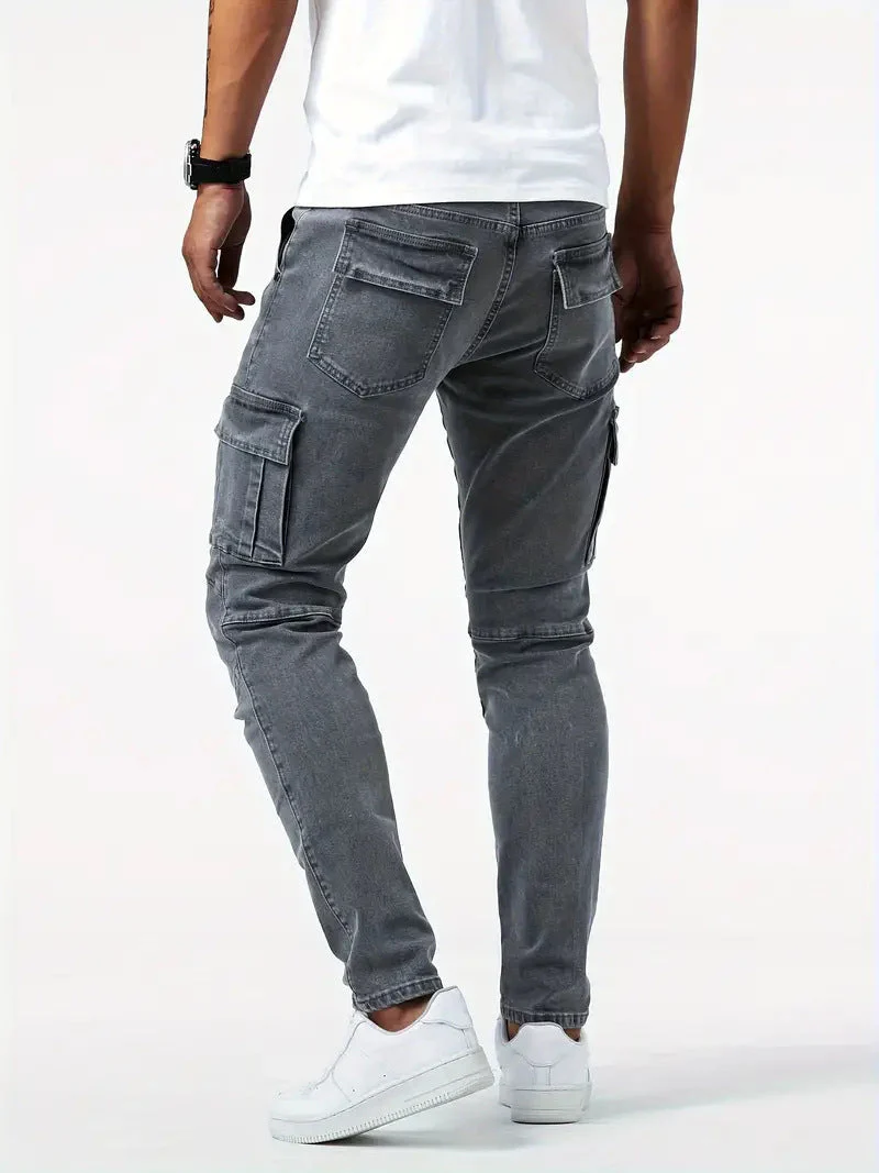 Samuel | Stretch-Denim Cargohose - Image 9