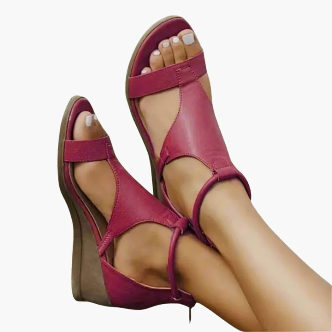 Sandalen Damen - Orthopädische Bequemschuhe mit Keilabsatz - Image 2
