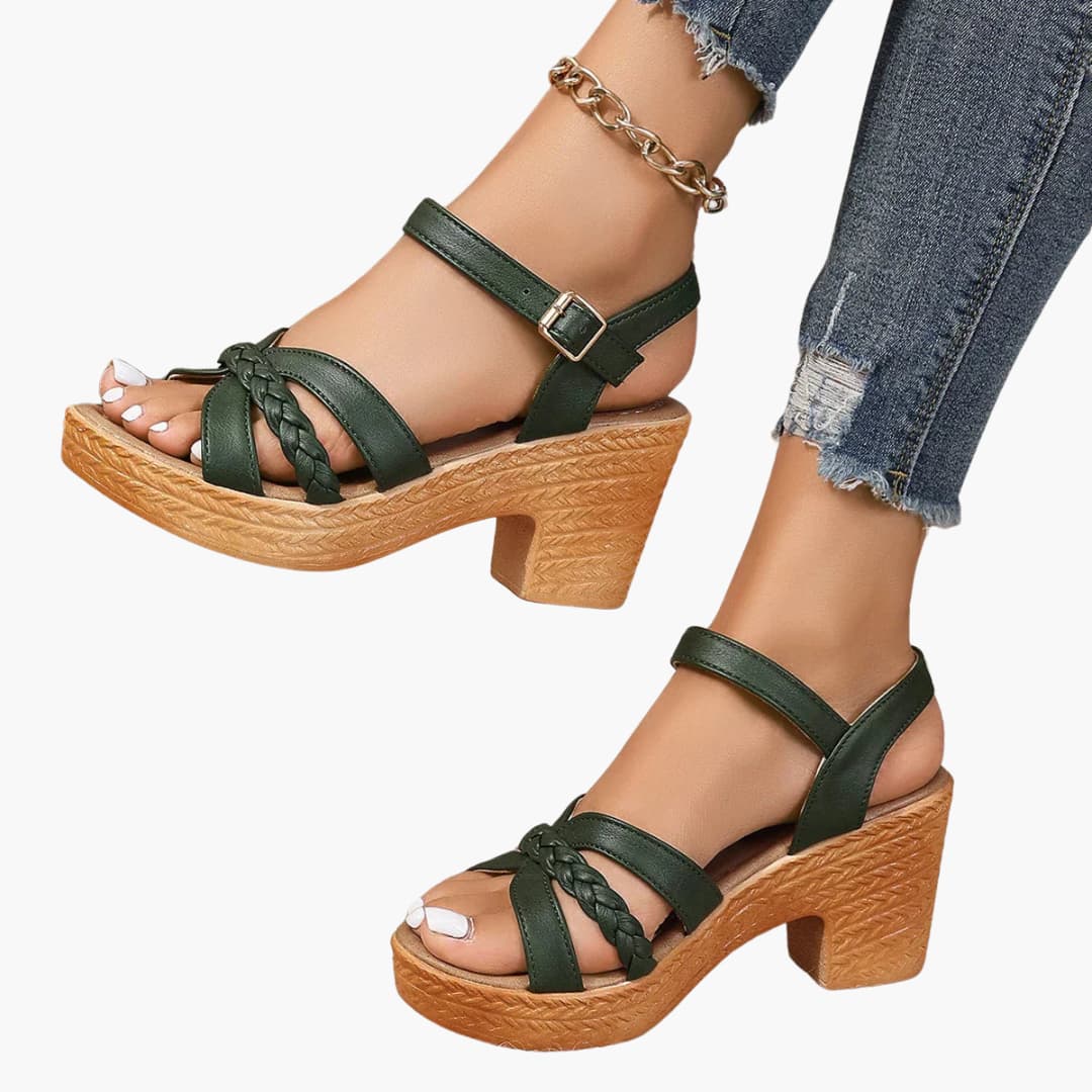 Sandalen Damen - Orthopädische Keilsandalen mit Fußbett - Image 3