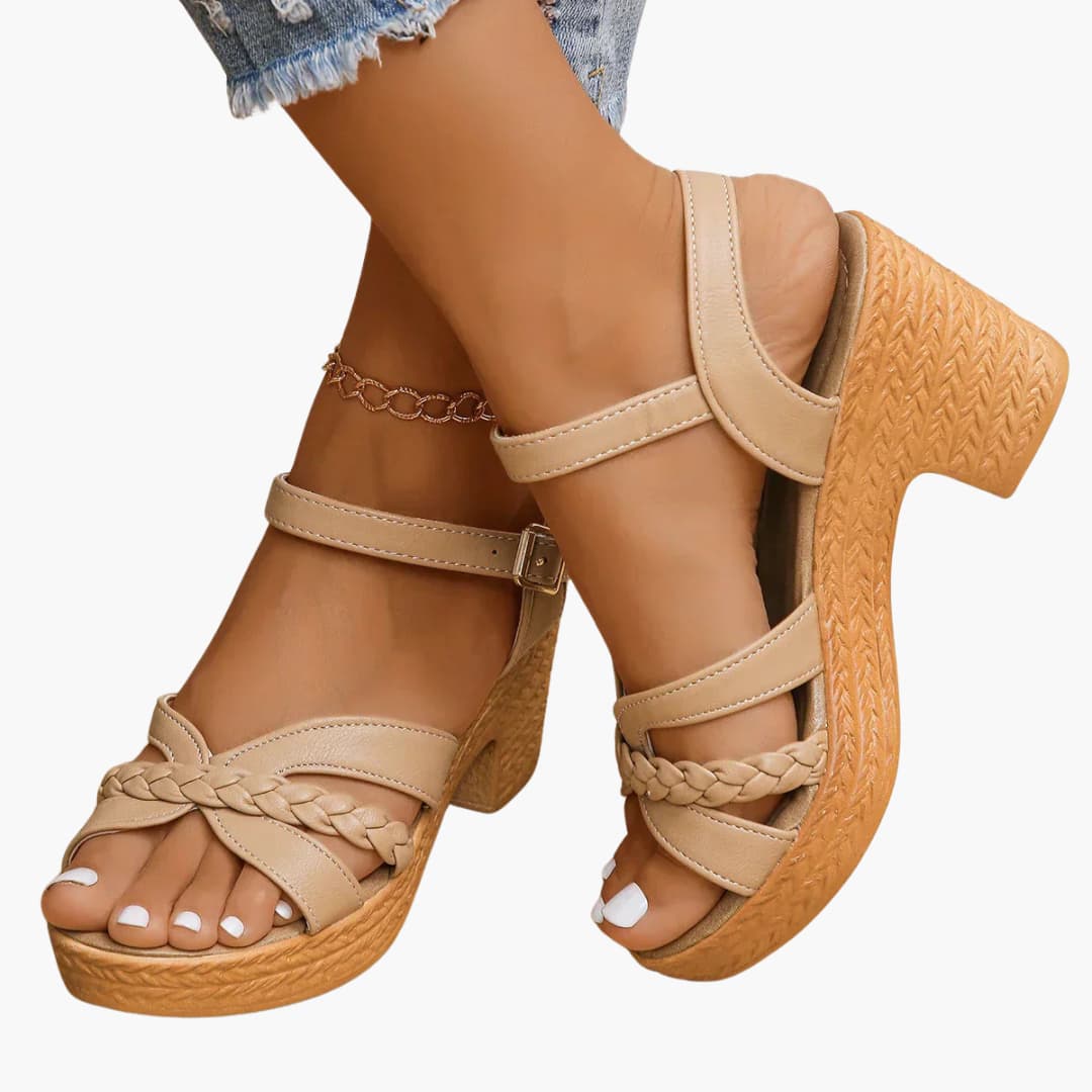 Sandalen Damen - Orthopädische Keilsandalen mit Fußbett - Image 6